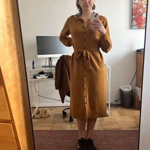 Ann Taylor sweater dress with belt